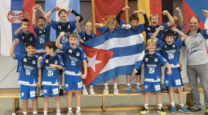 E-Jugend beim Mini-WM-Finale in Stuttgart